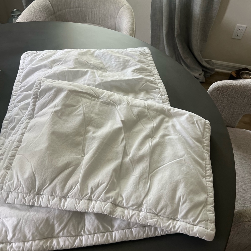 Casper Soft Pillow  Shams Set of 2 - White Dawn - Standard- NWOT